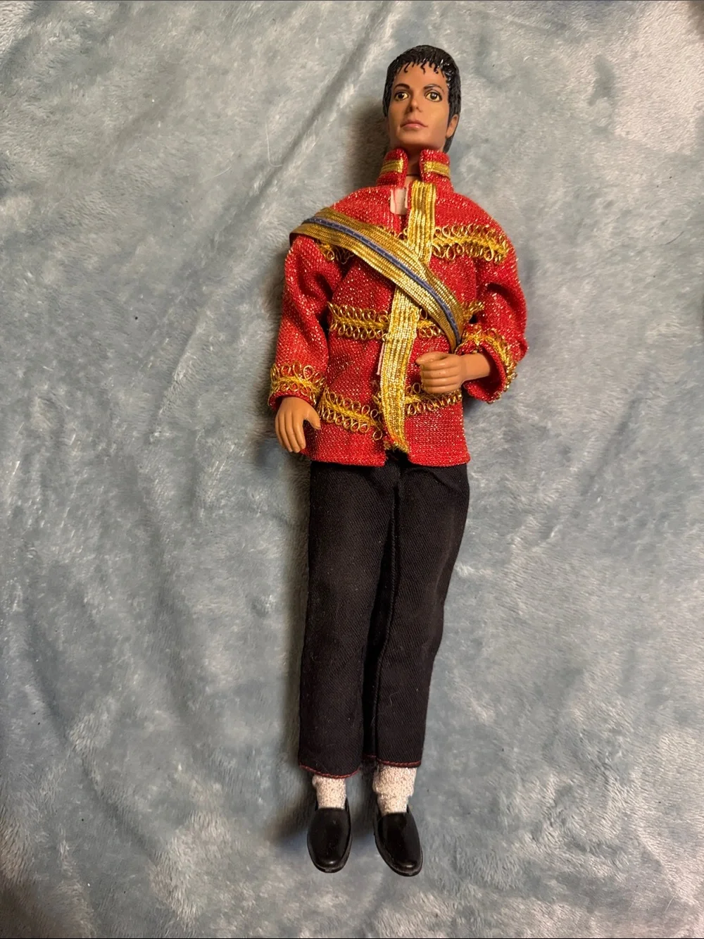 Red and Gold Prince Doll in Military Jacket - Brand Unknown